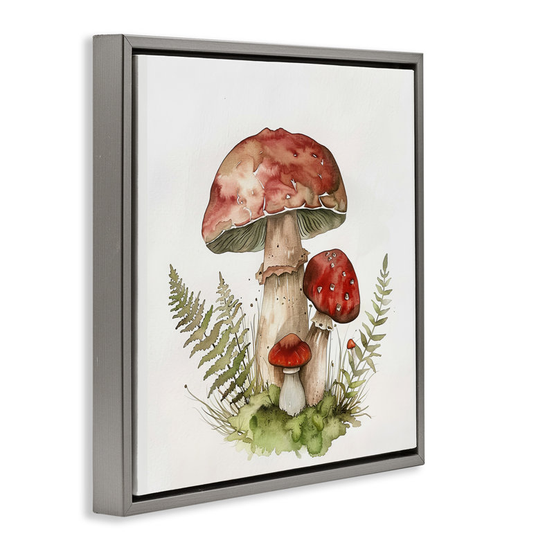 Art mural encadré "Enchanted Forest Floor Floater" par Lazar Studio, Cadre flottant gris lustré, H 25 po x l 25 po