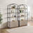 71’’ Arched Bookshelf with Cabinet