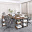 Table de bureau en L 56,9 po avec tablettes-1023504406