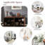 Buffet moderne avec grand espace de rangement et finition texturée distinctive