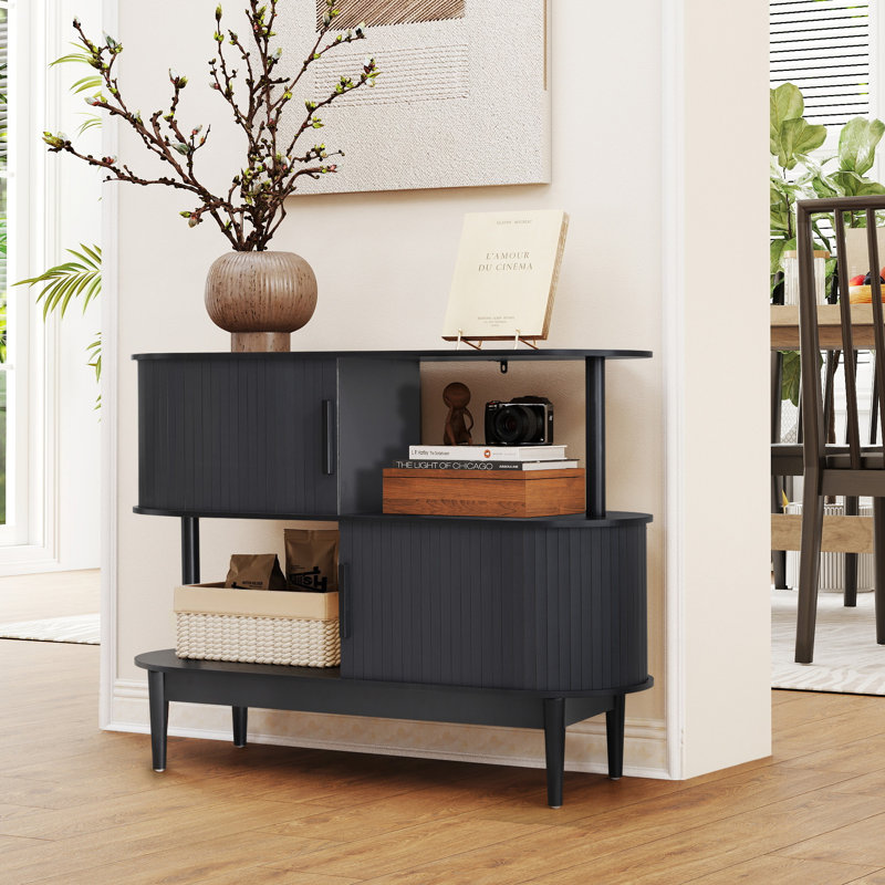 Buffet de 42,51 po de largeur, Noir