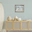Egret Soaring over Beach Grey Framed Floater Canvas Wall Art, design by PATRICIA PINTO-82713551-81978077