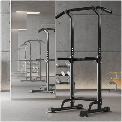 Adjustable Power Tower Pull Up Bar Dip Station
