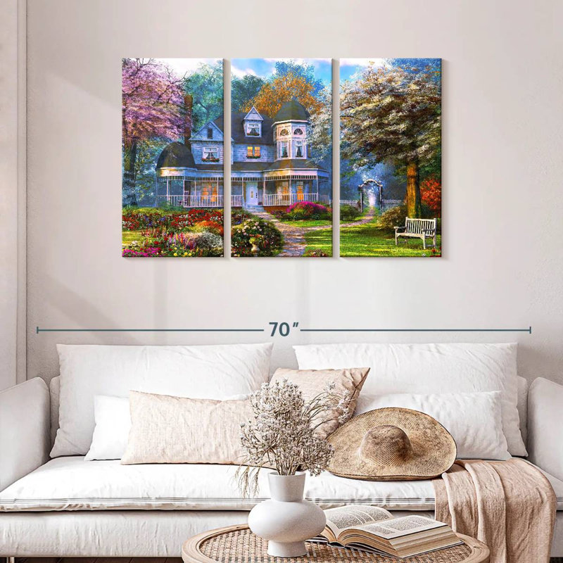 Lilie Victorian Home, H 28 po x l 45 po