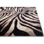 Tapis brun foncé / beige à imprimé animal Poway-23286554