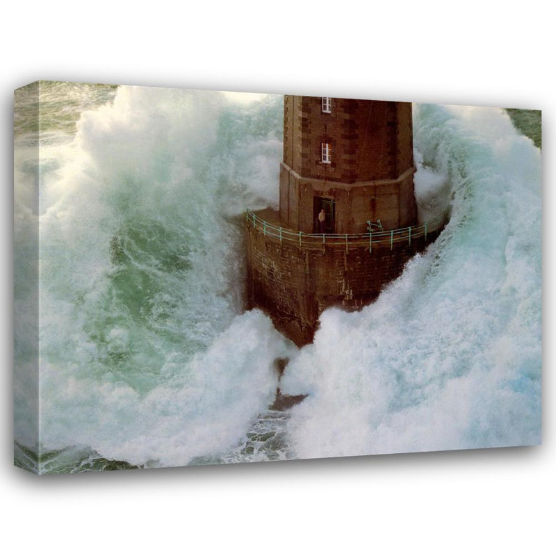 Phares dans la tempête La Jument, H 28 po x l 36 po