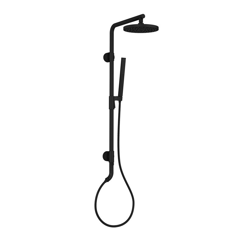 Système de douche en laiton Kona, Noir mat