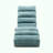 Ergonomic Electric Massage Long Lounger with Remote Control-487193261