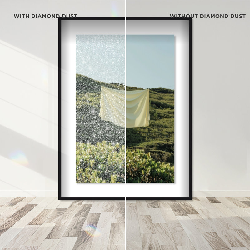 Floating Cotton II Print by Oliver Gal, 31.5"H x 21.5"W, Black Shadowbox