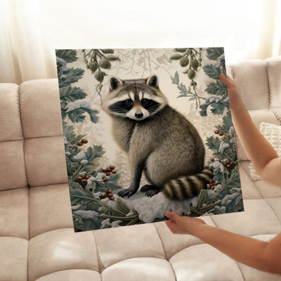 Animaux, reproduction d'art sans cadre William Morris Raccoon I Cottage