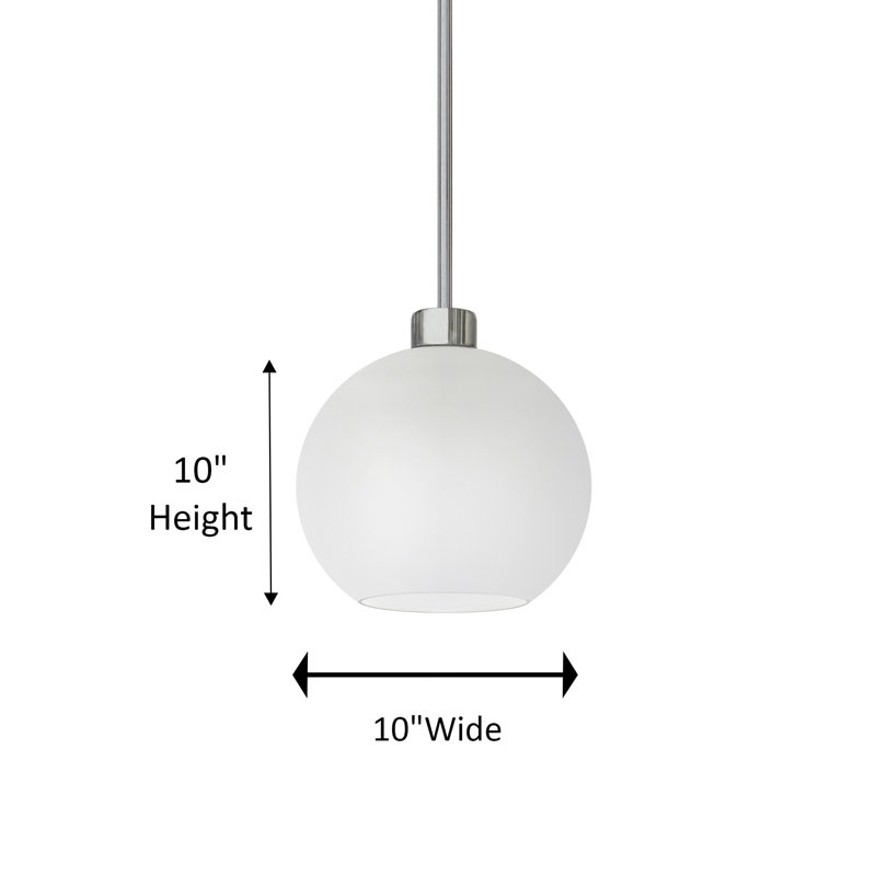 1 - Light Kitchen Island Pendant, Chrome