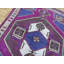 Tapis rectangulaire en laine de conception unique 4 pi x 5 pi 6 po Haithem