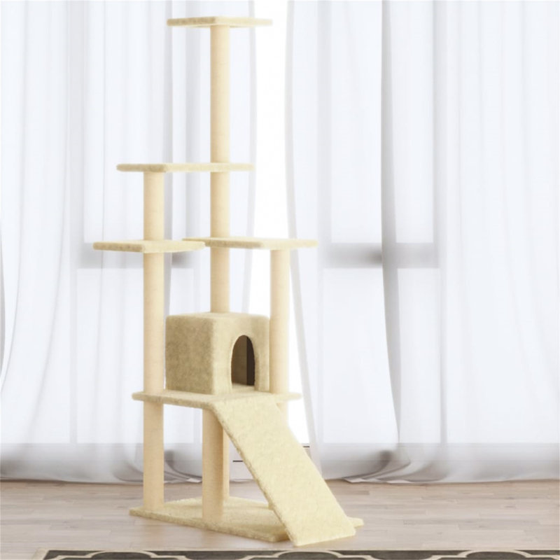 Ruislip 155cm H Cat Tree, Cream