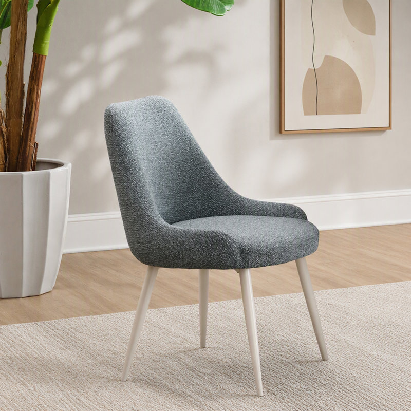 Chaises de salle à manger contemporaines rembourrées avec accoudoirs intégrés