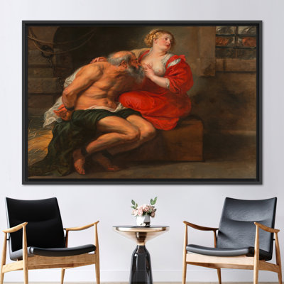 «Peter Paul Rubens», art mural sur toile inspiré d'un couple romantique