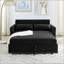 Canapé-lit escamotable, canapé-lit réglable 3-en-1 avec lit escamotable, 2 coussins lombaires et poche latérale, canapé-lit convertible en velours doux, convient au salon chambre à coucher-230587047