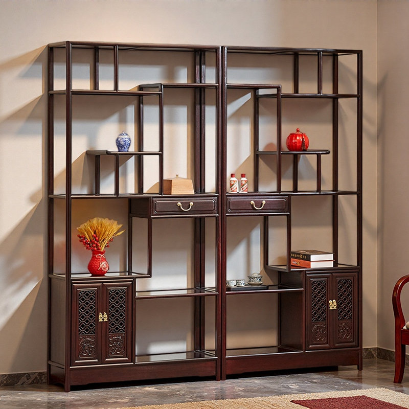 Nouvelle bibliothèque de style rétro chinois