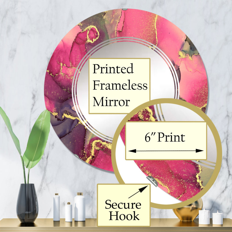 Miroir de salle de bain sans cadre, 32 po x 32 po