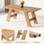 Ensemble de table de salle à manger 6 personnes Dearing avec table rectangulaire et 4 à 6 chaises rembourrées-132716224-132716227-132716230