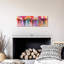 «Flowers Paint Drip» sur toile-1319065757