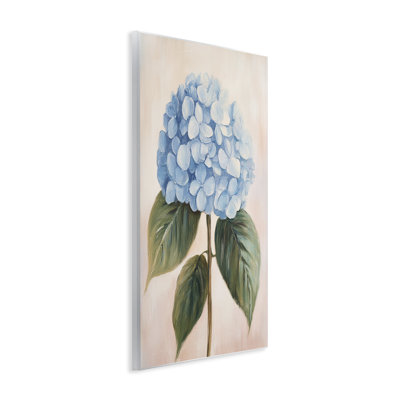 Baby Blue Hydrangea Wall Plaque, design by Petal Prints Design