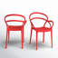 Chaise d'appoint empilable pour patio Farrah-26402902