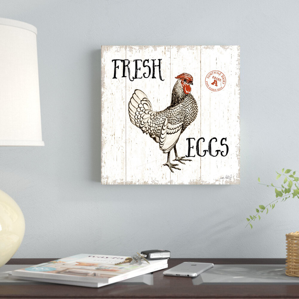 August Grove Free Range Fresh IV Print On Canvas Wayfair Canada