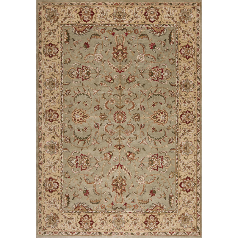 Mahal Hand Knotted Area Rug, Rectangle 5' x 7'