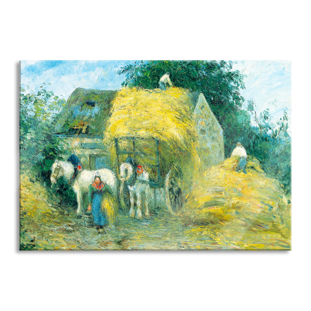 Glasbild Alfred Sisley - La Route de Verrieres