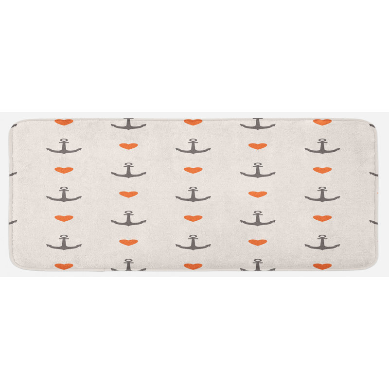 Tapis de cuisine ancre