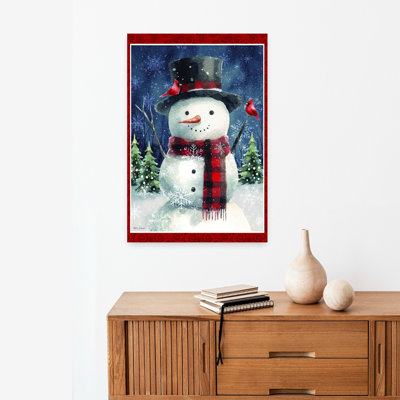 Arbre de Noël, bonhomme de neige classique, fantaisiste, pin, art d'hiver