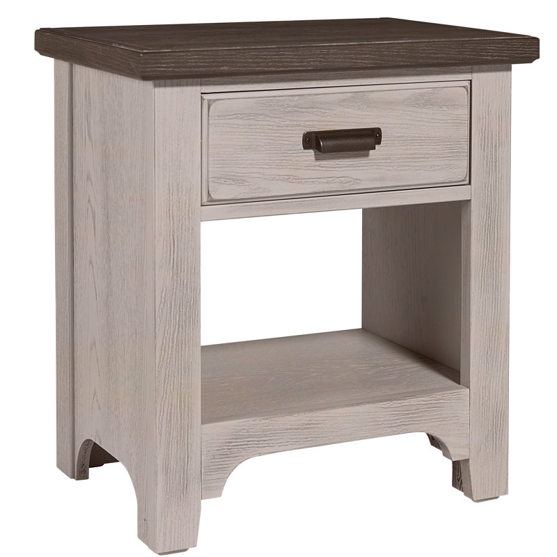 Erving 22.5'' W Solid Wood Nightstand, Dover Gray