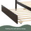 Lit plateforme simple avec lit gigogne-975431531