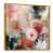 Toile avec cadre flottant or