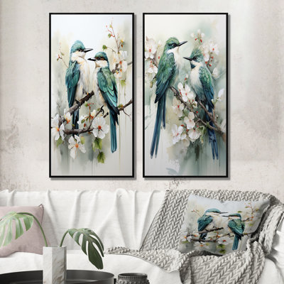 «Bird Serenade Of Feathers», 2 pièces