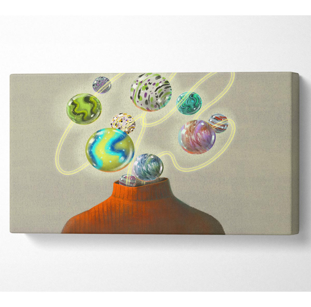 Head of the Universe - Kunstdrucke auf Segeltuch