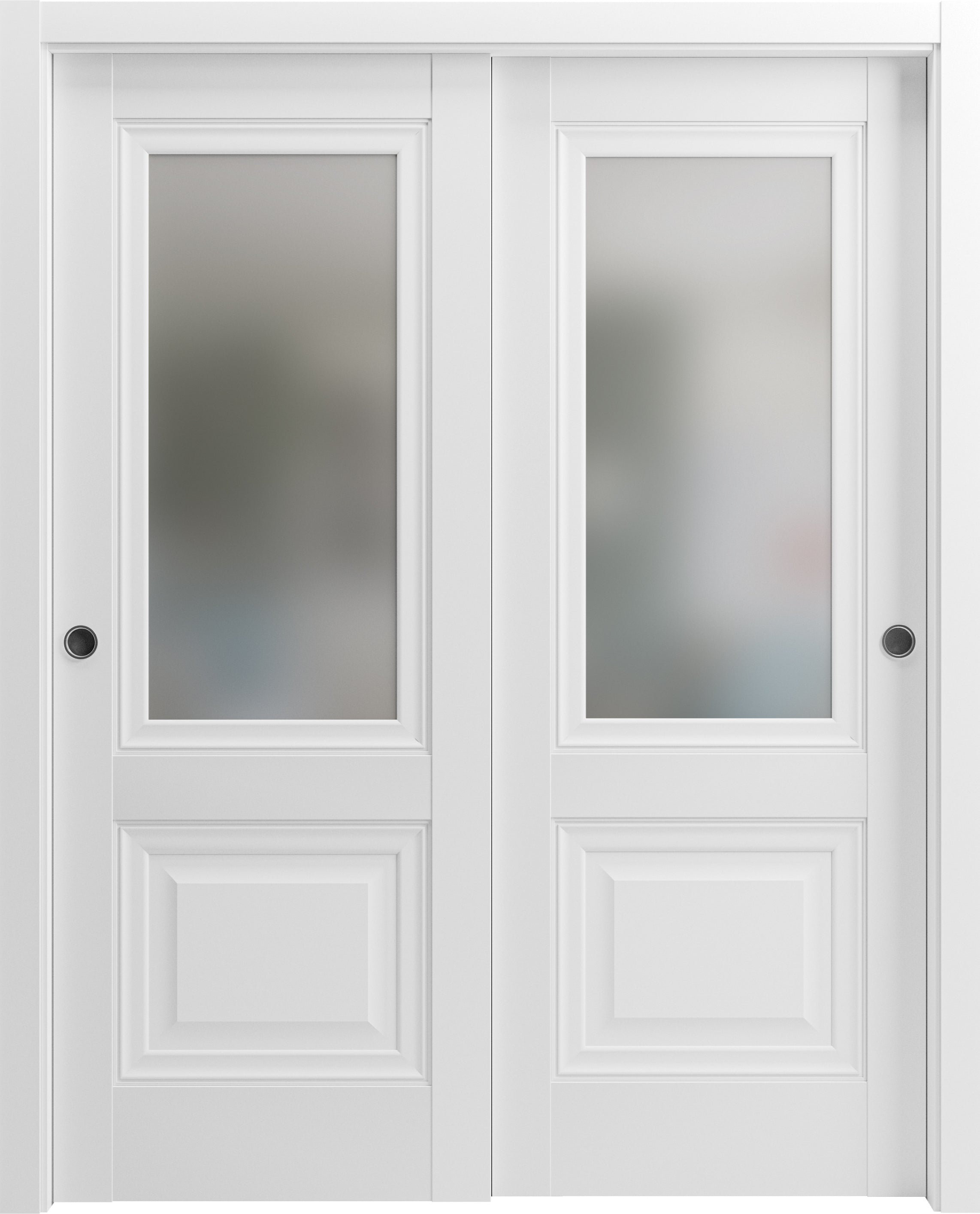 https://assets.wfcdn.com/im/77103480/compr-r85/2432/243263402/sliding-closet-bypass-doors-lucia-8822-white-silk-with-frosted-glass-sturdy-rails-moldings-trims-hardware-set.jpg