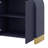 4-Door Curved Corner Design Wavy Door Panel Cabinet With Adjustable Shelves-118558376