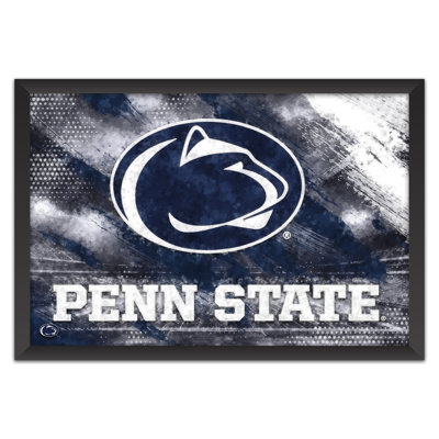 Sporticulture NCAA Penn State Nittany Lions - Affiche encadrée avec le logo de l'équipe, 68,5 x 99 cm (27 x 39 pouces), idéale pour les amateurs de football américain.