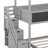 Xanthe Twin Over Full House L-Shaped Bunk Bed with Shelves by Harper Orchard-1371480928