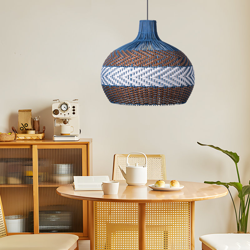 Adhem 1 - Light Drum Pendant, 17.71" H x 19.68" W x 19.68" D