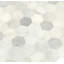 Carreau de mosaïque en marbre poli 12 po x 12 po Greecian Iona Mist Hexagon