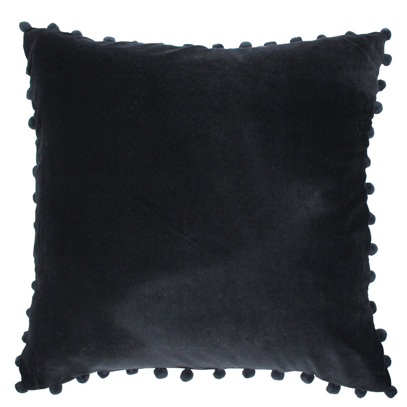 Reisman Square Throw Cushion, Charcoal