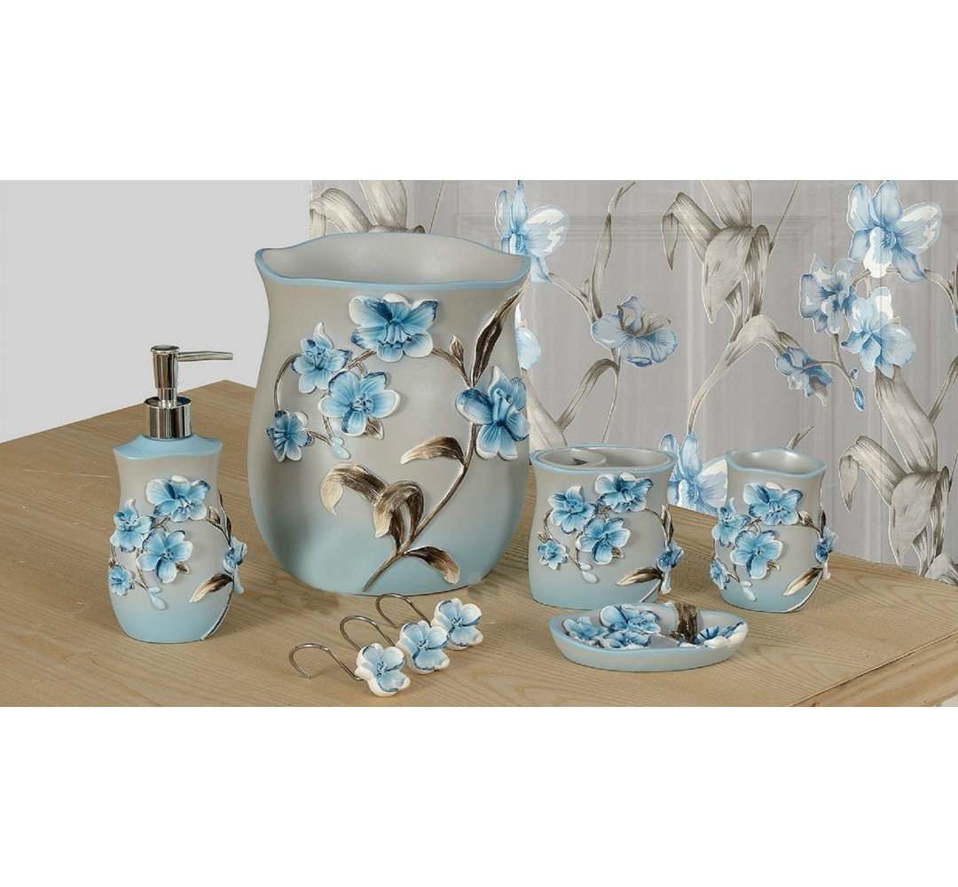 Janette Ceramic / Porcelain Bathroom Accessory Set House of Hampton®