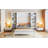 Full Size Murphy Bed with Desk and Bookshelf