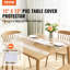 VEVOR 12" X 12" Square Table Cover Thick PVC Plastic Tablecloth, Clear-90645591