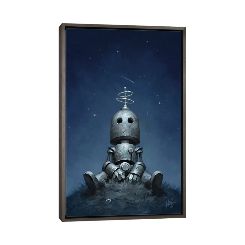 Fantasy & Sci-Fi, 60" H x 40" W x 1.5" D, Dark Rustic Wood Framed Canvas