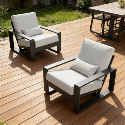 Outdoor and Indoor Aluminum Lounge Chair