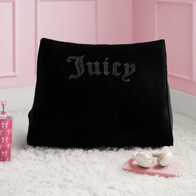 Juicy Couture Rhinestone Wedge Pillow