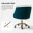 Doreen Velvet Hand-Curated Task Chair-5963183
